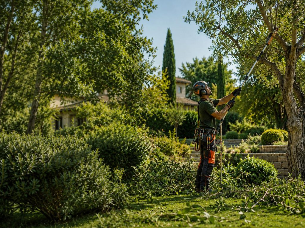 Élagage et débroussaillage d'un arbre à Port-de-Bouc